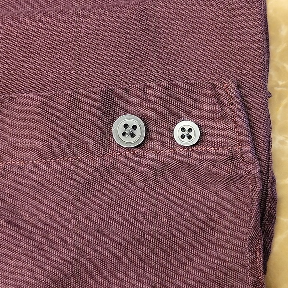 KENNETH COLE AWEARNESS Slim-fit Non-Iron Long-sleeved Button-down Shirt,17 34-35 - Picture 6 of 11